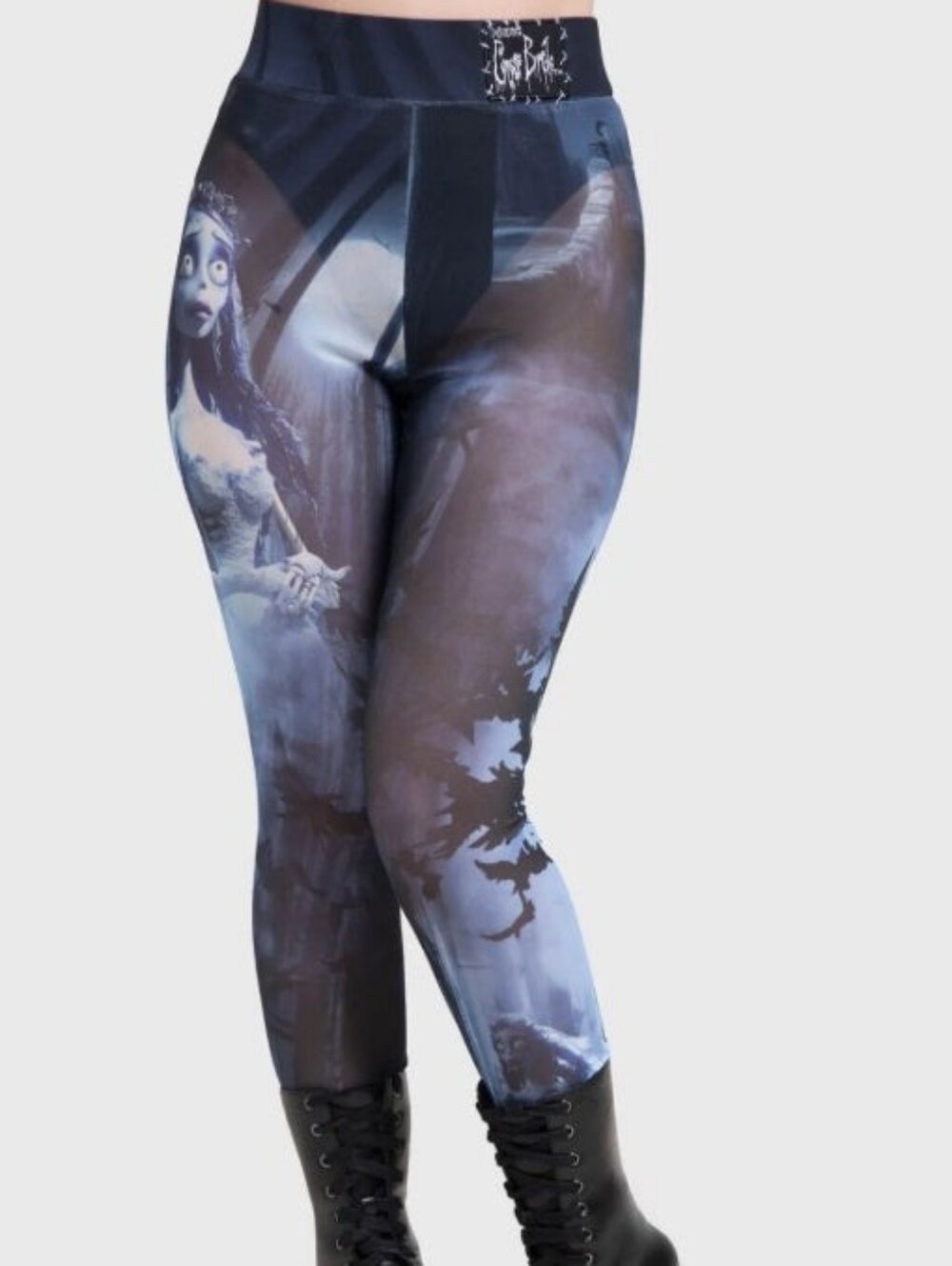 Killstar Corpse Bride High-Rise Sheer Leggings